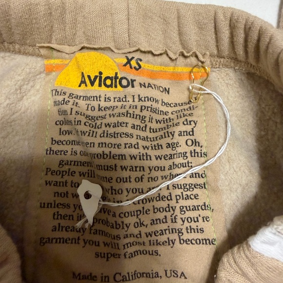 Aviator Nation Sand/White 5 Stripe - Picture 4 of 6